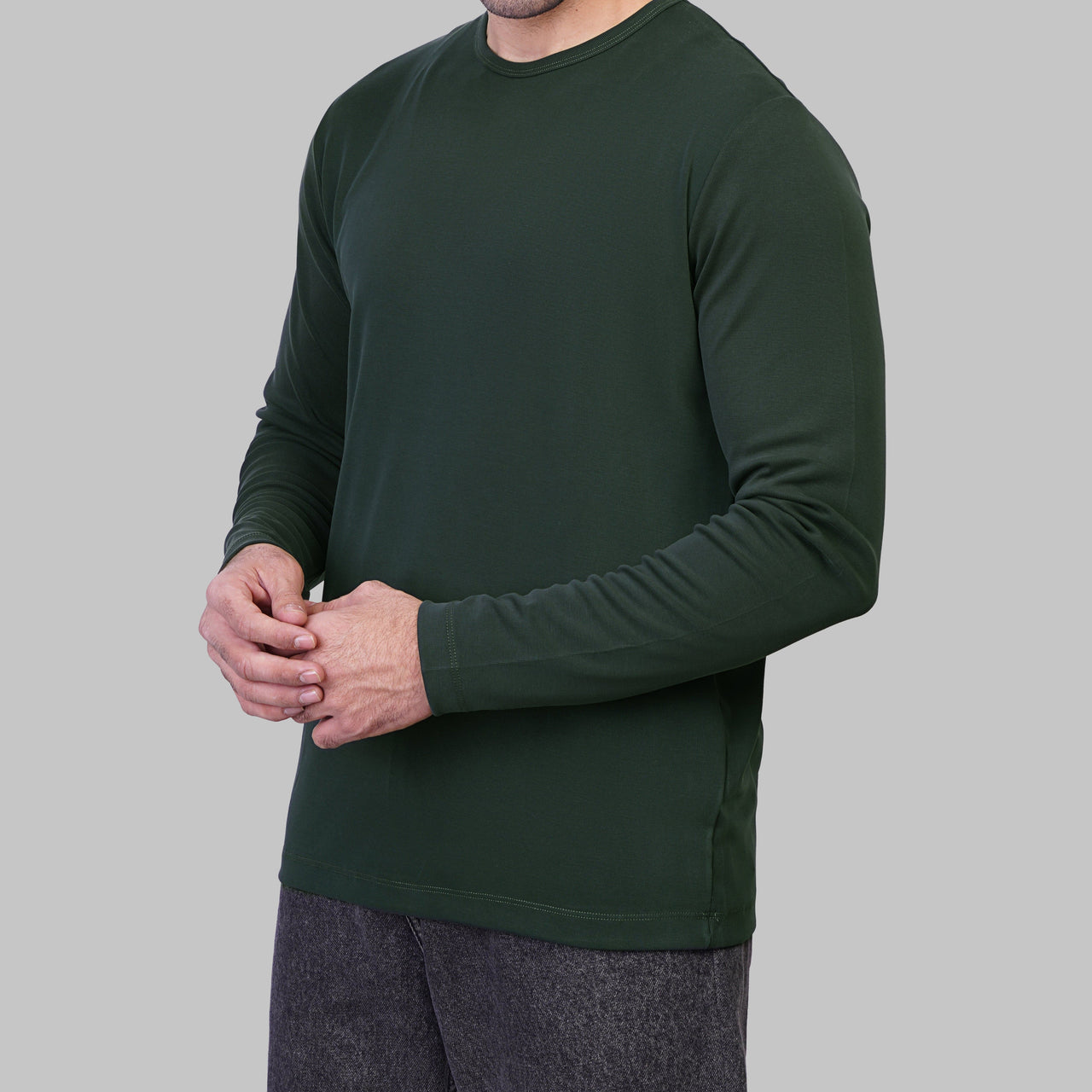LONG SLEEVE SLIM T-SHIRT - GINZARY