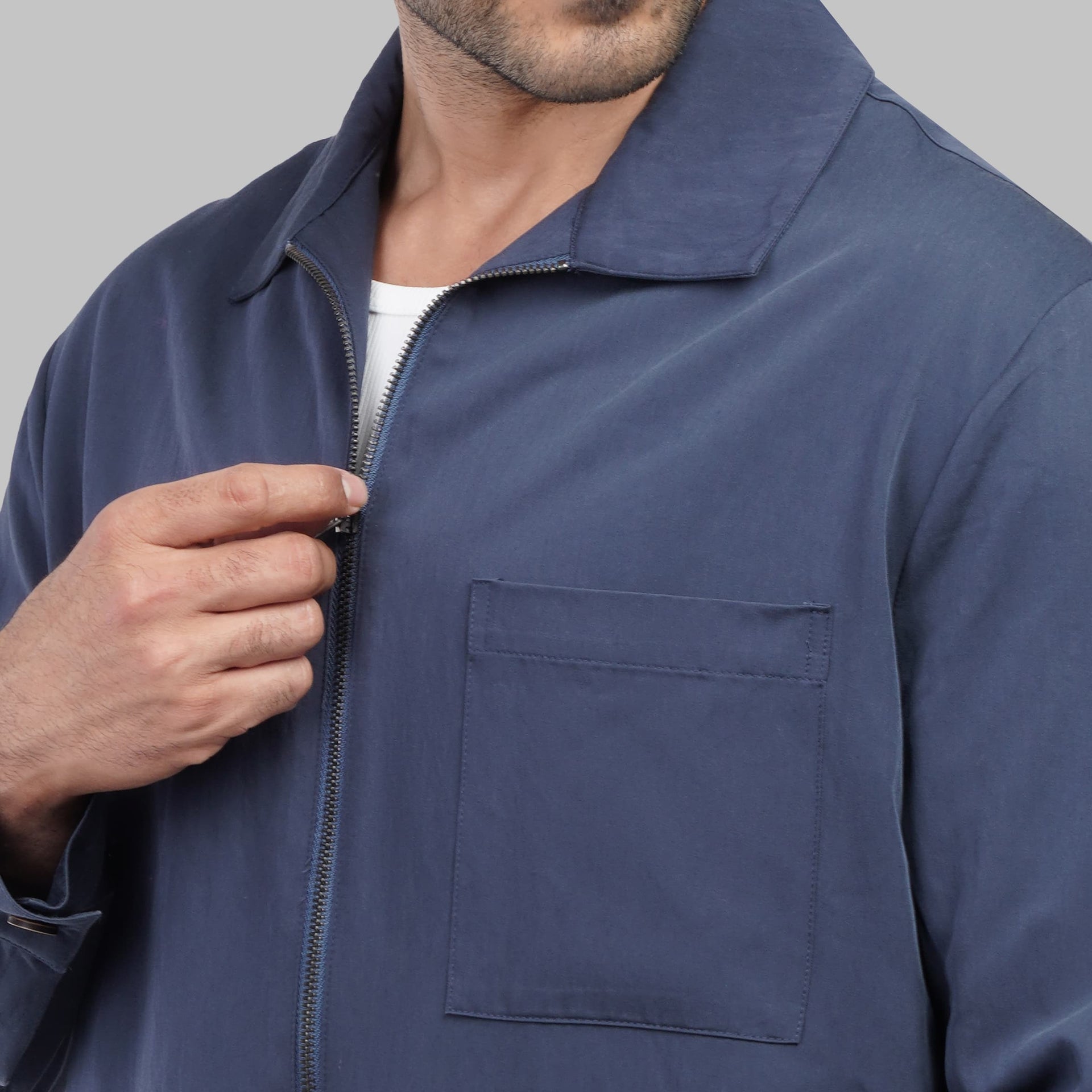 Premium Linen Jacket - Dockland
