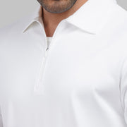 Premium Zip-Up Polo - Dockland