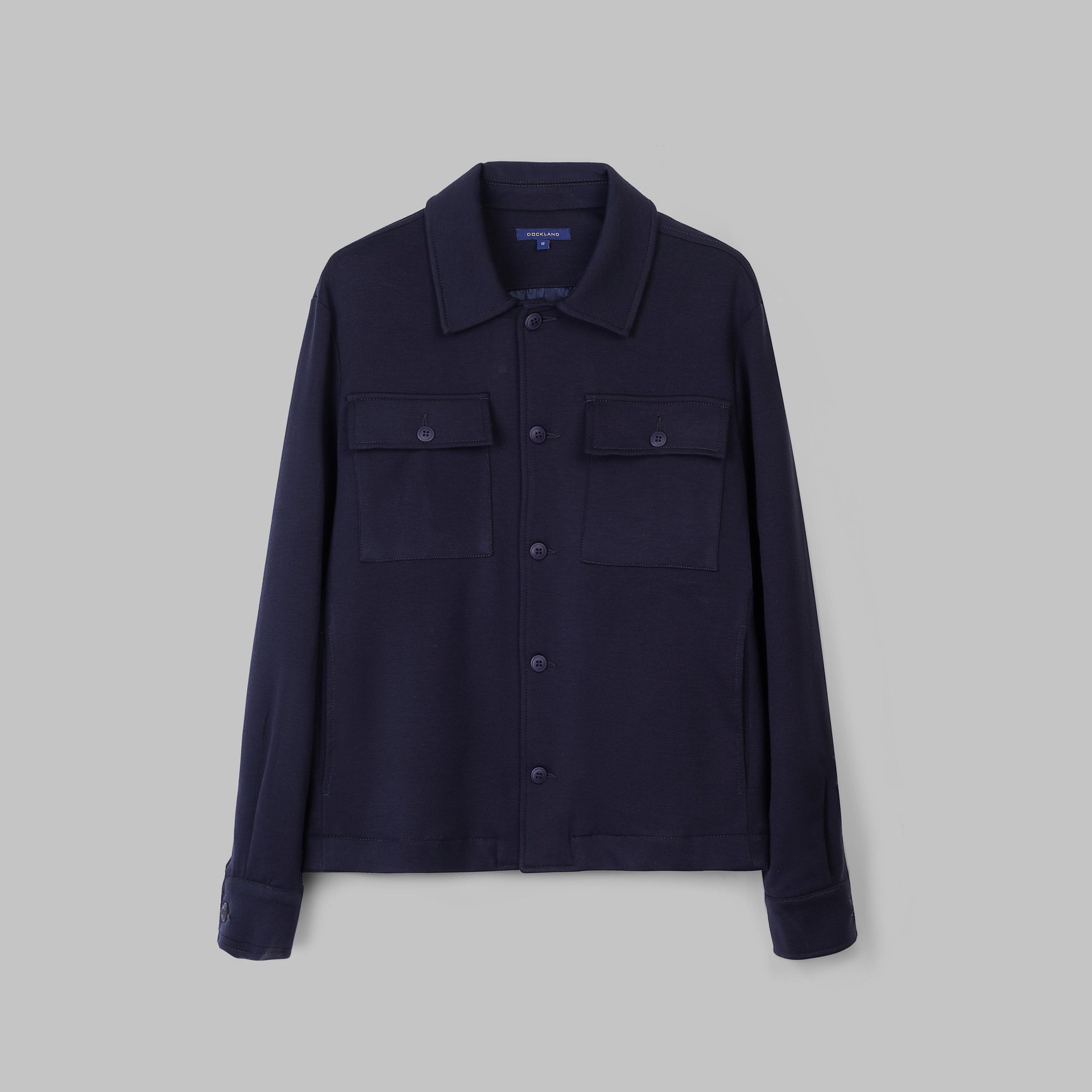 Shop Premium Navy Button Closure Jacket for Men Online egypt - Dockland - men's jackets and coats 2026