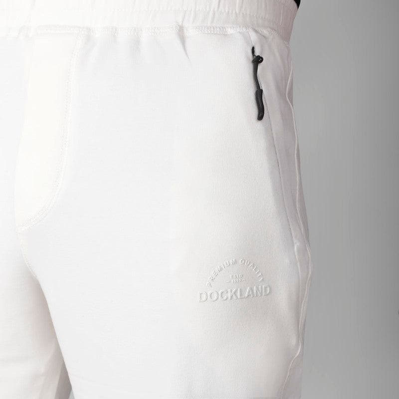 JOGGER WAIST SWEATPANTS  - OFF WHITE - DOCKLAND