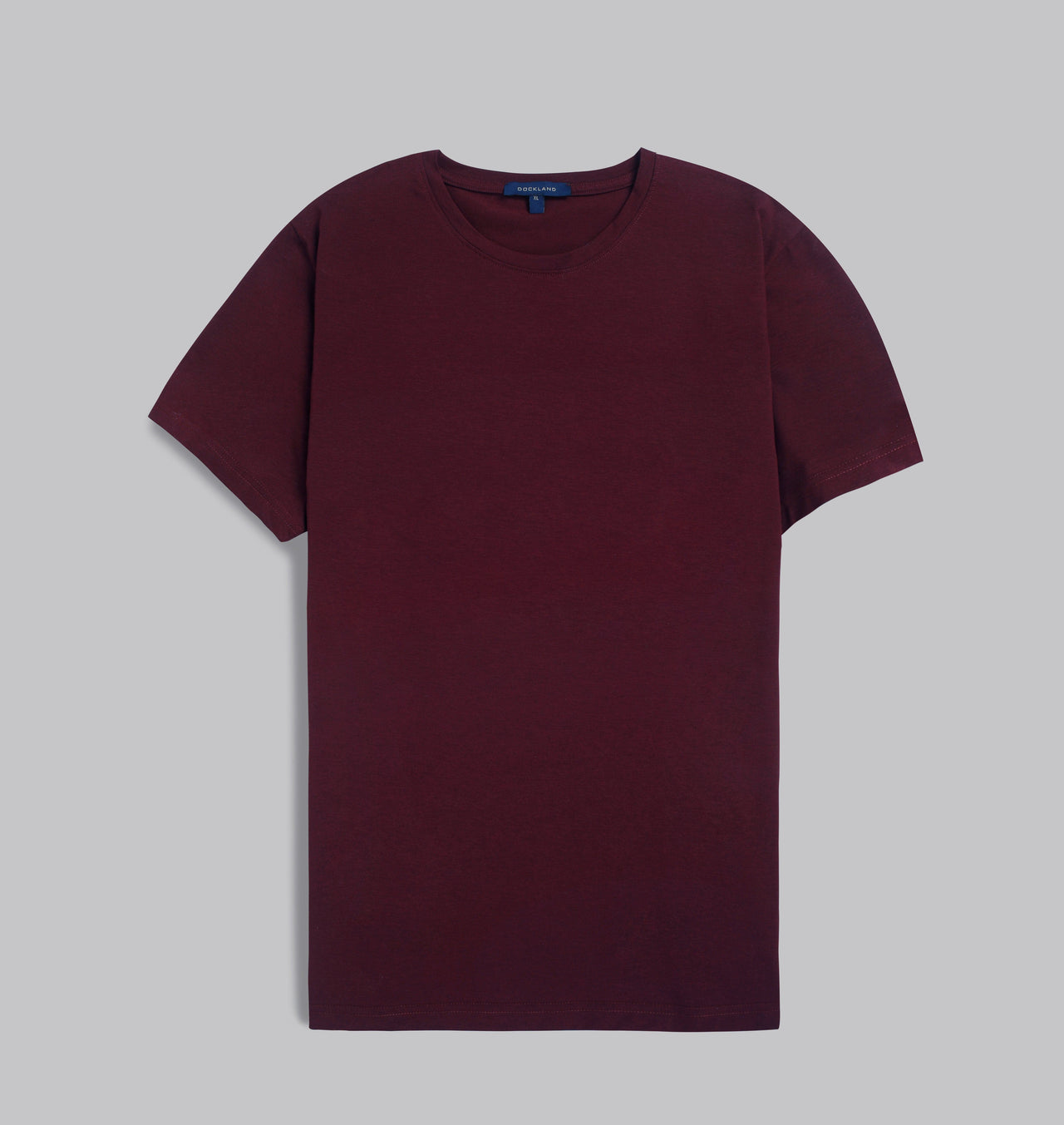 Premium Round-Neck Tshirt  - WINE - Dockland