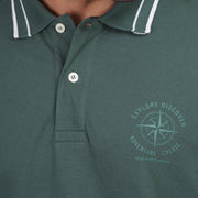Contrast Collar Cotton Polo Shirt - Dockland