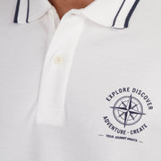 Contrast Collar Cotton Polo Shirt - Dockland