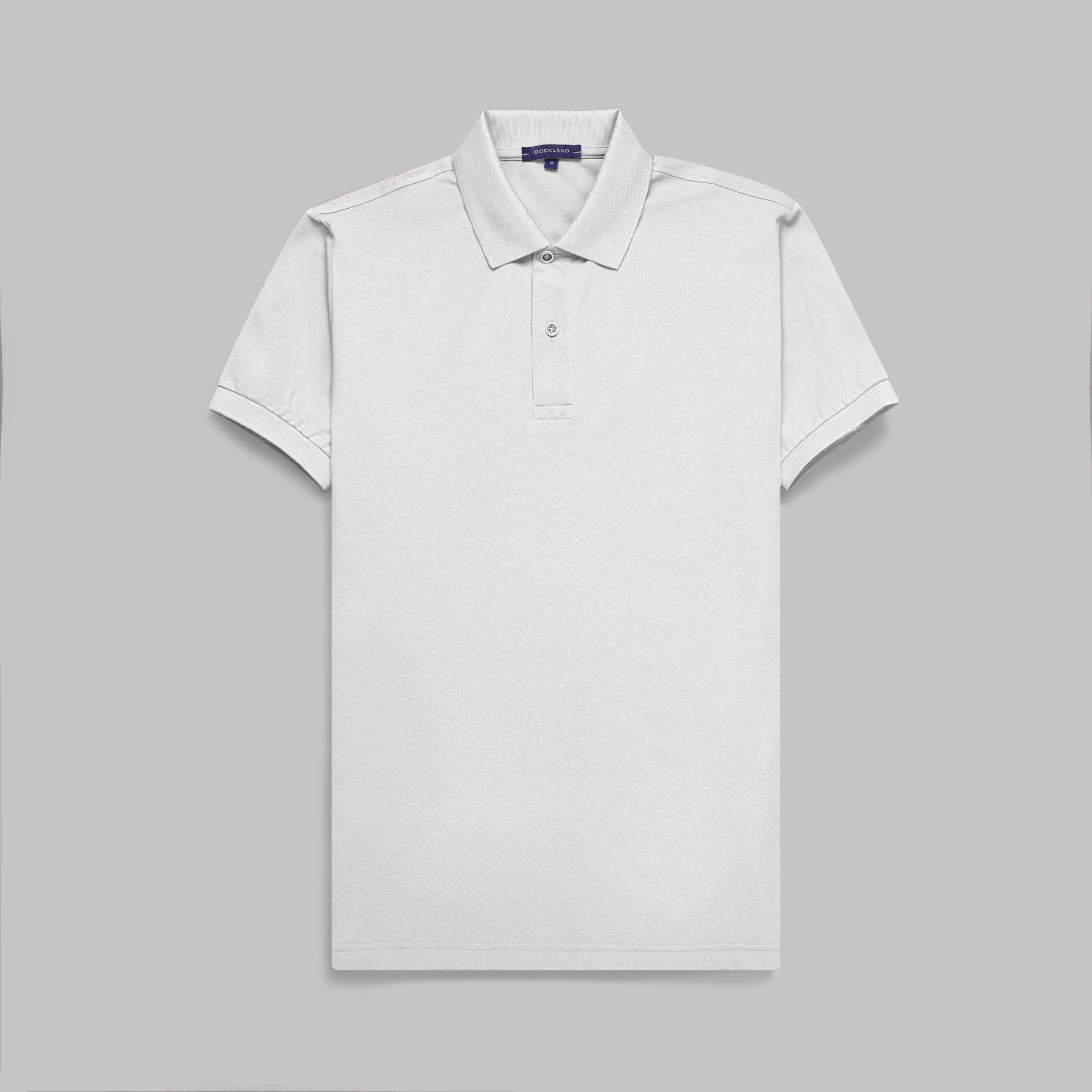 Shop Premium Soft Polo Shirt for Men off white in summer 2026 by Dockland - تسوق تيشرت بولو رجالي بريميوم  صيفي 2026 أوف وايت من دوكلاند - ملابس رجالي كاجوال صيفي