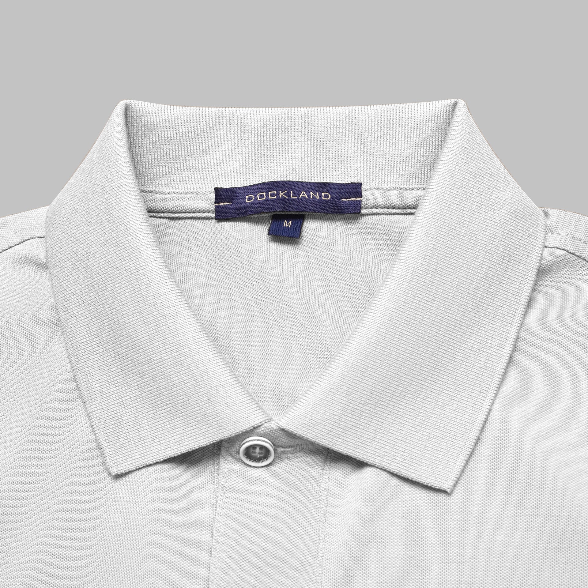 Shop Premium Soft Polo Shirt for Men off white in summer 2026 by Dockland - تسوق تيشرت بولو رجالي بريميوم  صيفي 2026 أوف وايت من دوكلاند - ملابس رجالي كاجوال صيفي