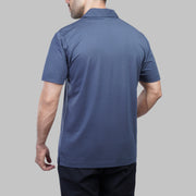 Essential Zip-Up Polo Shirt - Dockland