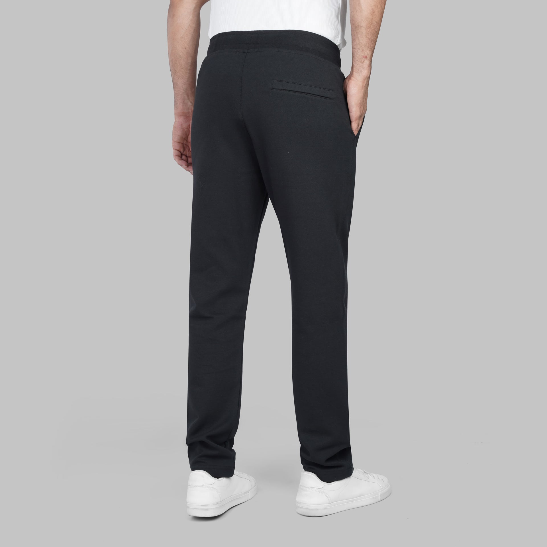 Shop Cotton Stretch black Men's Summer 2026 sweatpants in Egypt by dockland - تسوق سويت بانتس رجالي صيفي اسود من القطن الناعم من دوكلاند 2026
