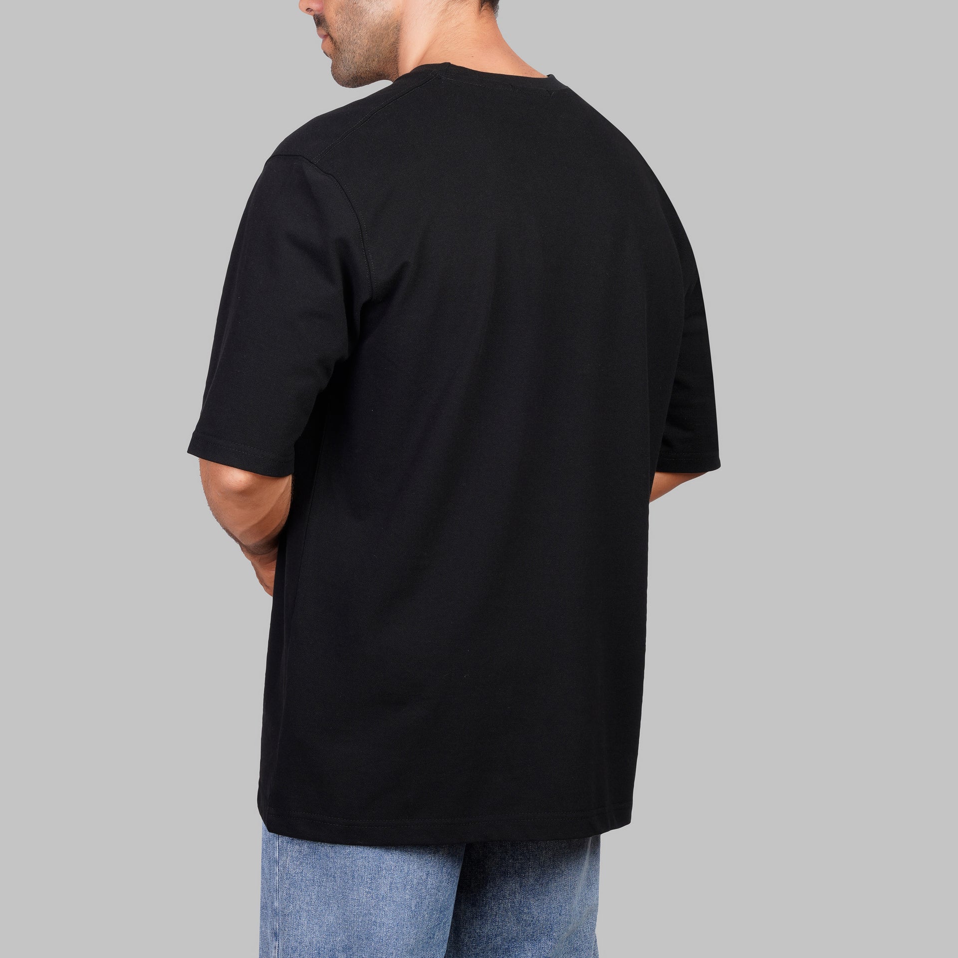 Oversized Cotton Statement T-Shirt - Dockland
