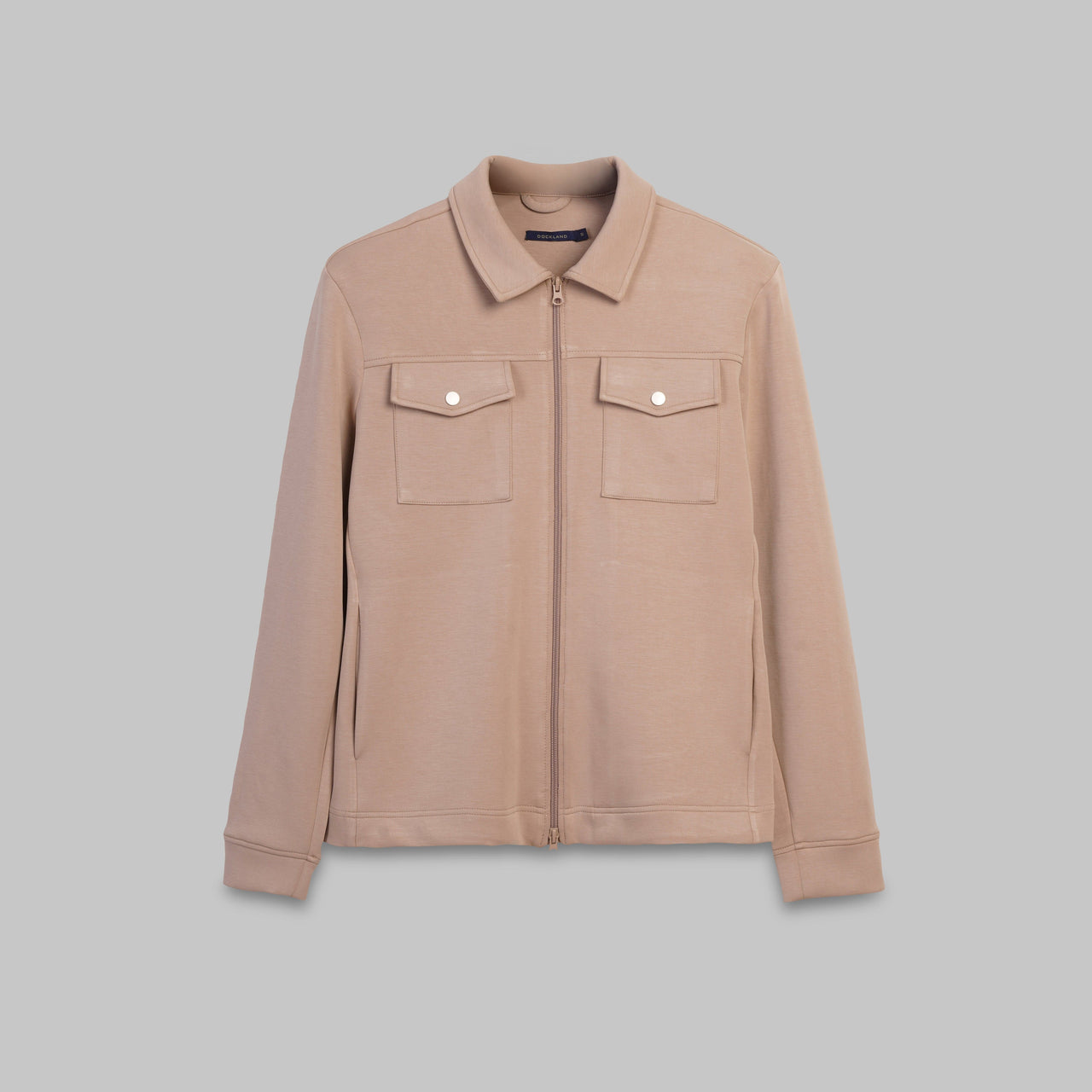 Shop Elevated Beige Zip Jacket for Men Online Egypt - Dockland - men's jackets and coats 2026