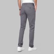 SLIM FIT CHINO TROUSERS  - DARK GREY - Dockland