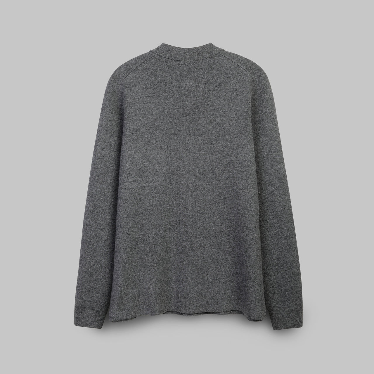 BUTTON-UP CARDIGAN - Dark Chinée