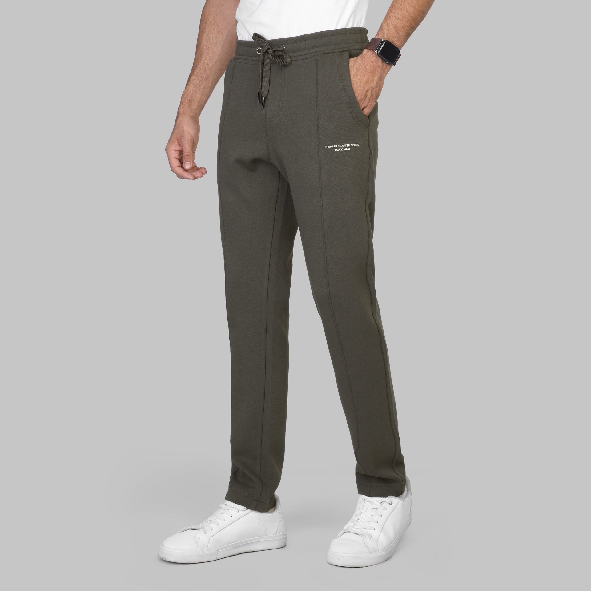 JOGGER WAIST SWEATPANTS  - GREY - Dockland
