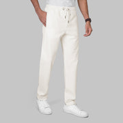 JOGGER WAIST SWEATPANTS  - OFF WHITE - Dockland