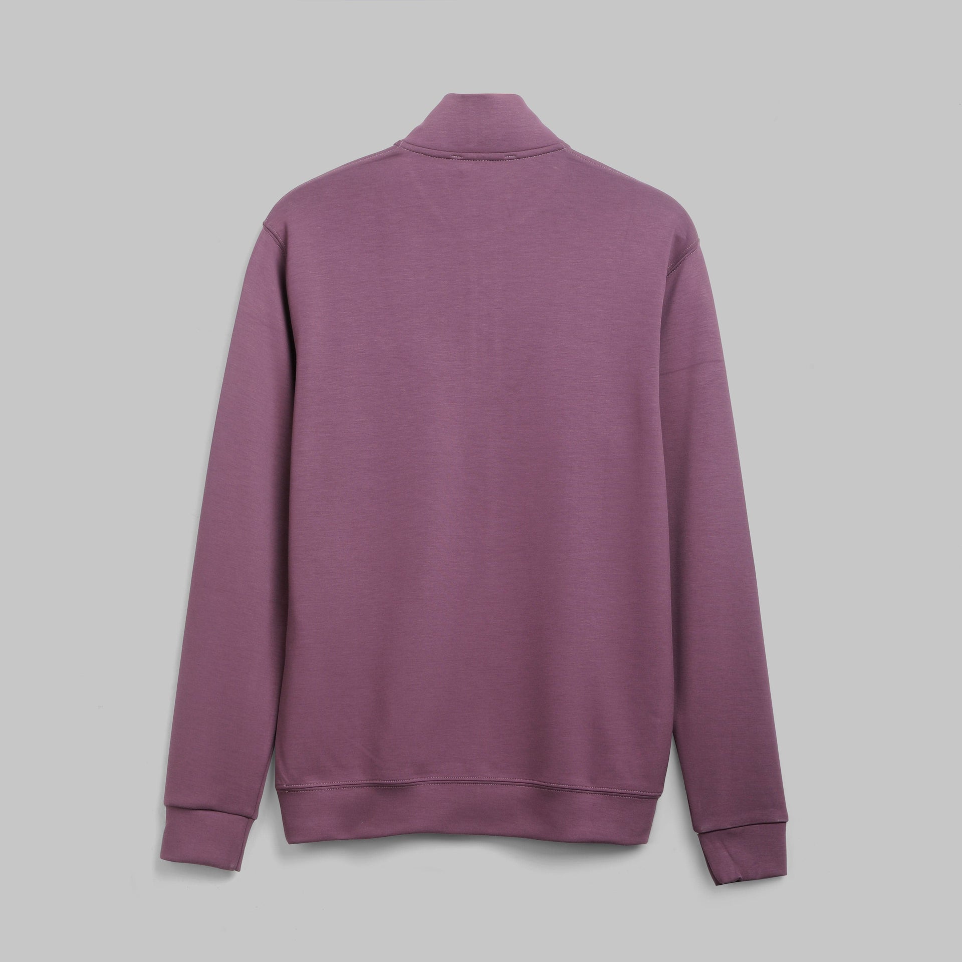 PREMIUM QUARTER ZIP SWEATSHIRT  - BURGUNDY - Dockland