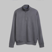 PREMIUM QUARTER ZIP SWEATSHIRT  - DARK GREY - Dockland