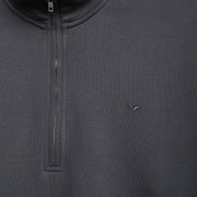 PREMIUM QUARTER ZIP SWEATSHIRT  - DARK GREY - Dockland