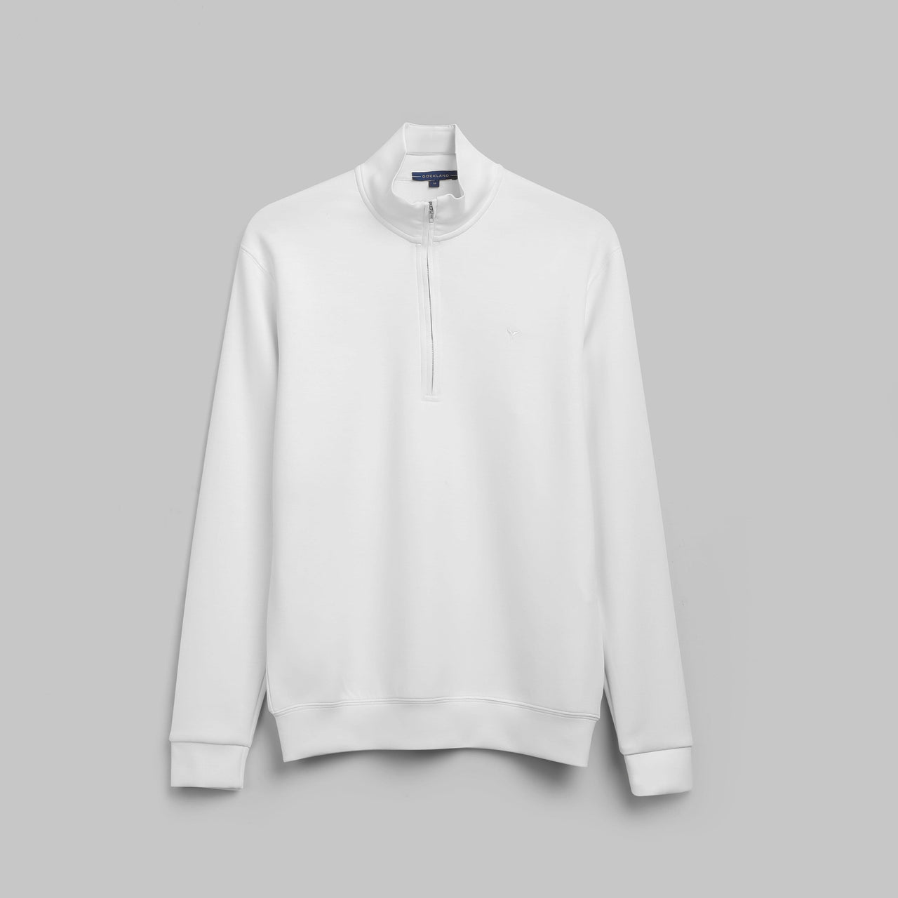 PREMIUM QUARTER ZIP SWEATSHIRT  - OFF WHITE - Dockland