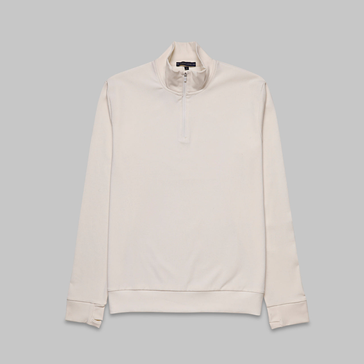 Soft Quarter-Zip Sweatshirt - OFF WHITE