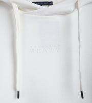 PREMIUM RAPPER EMBROIDERED HOODIE  - OFF WHITE - Dockland